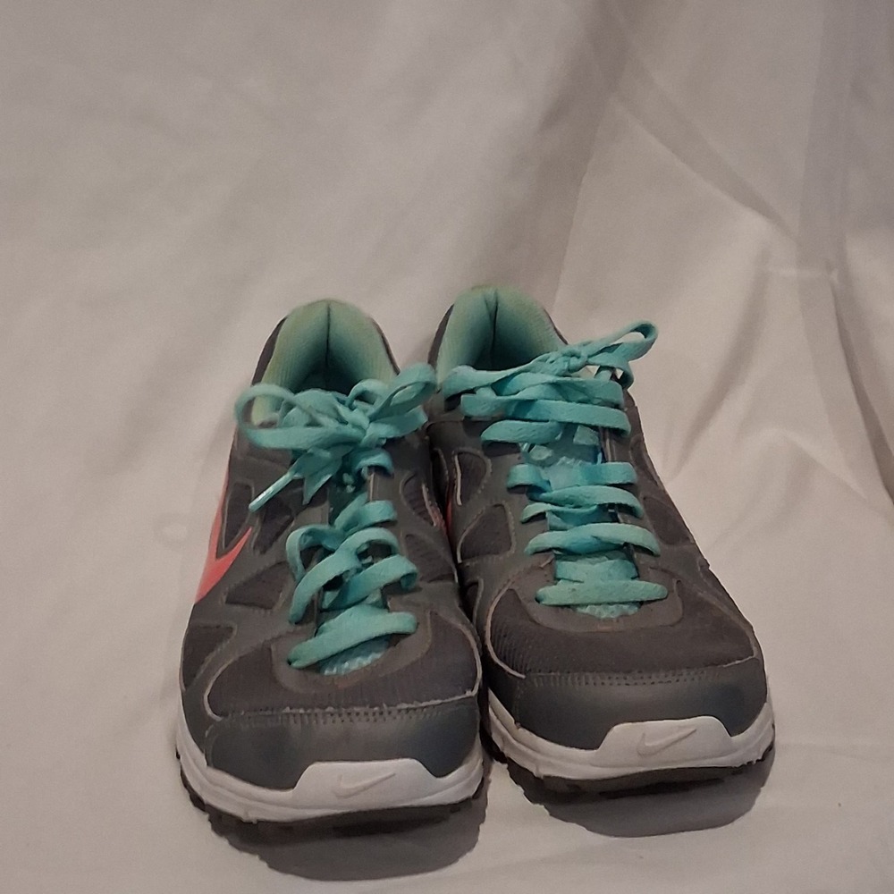 Nike Revolution 2 Womens Running Shoes Grey Pink Teal 488148-002 Size 11